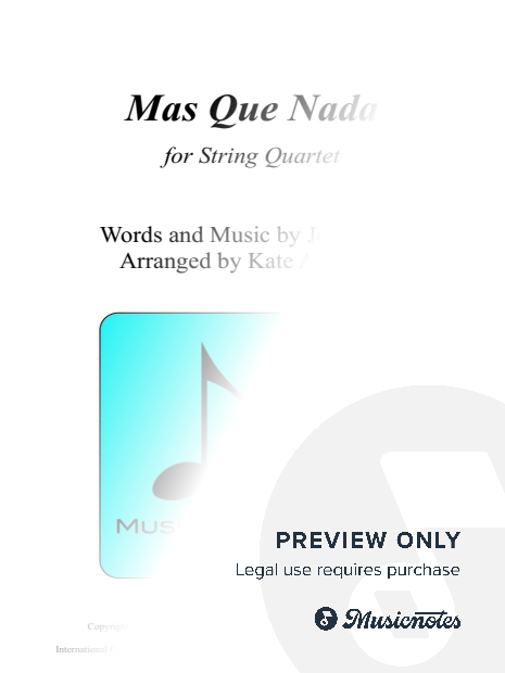 Mas Que Nada - String Quartet