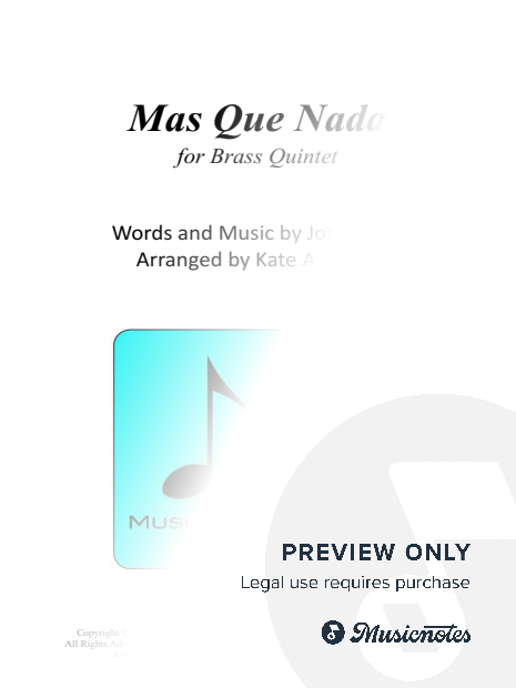 Mas Que Nada - Brass Quintet