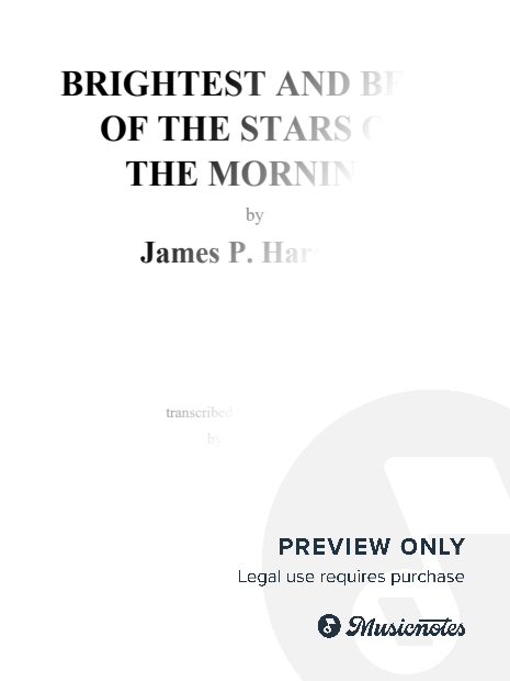 Brightest and Best of the Stars of the Morning