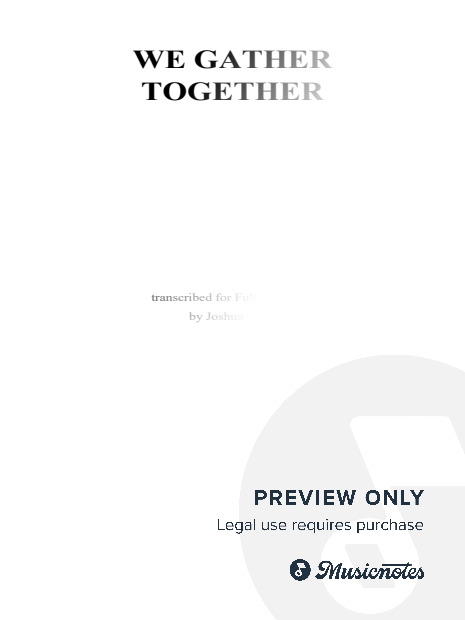 We Gather Together (Alternate Version)
