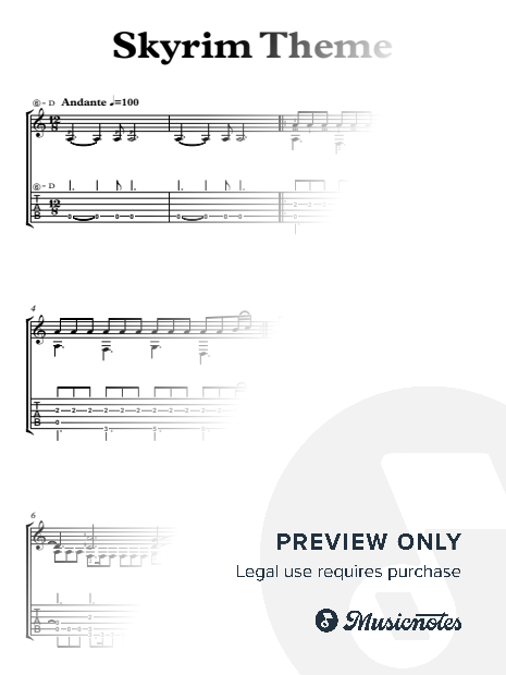 Dragonborn (Skyrim Main Theme) [intermediate]