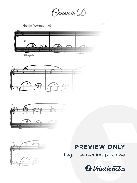 Pachelbel's Canon in D (Advanced Piano)