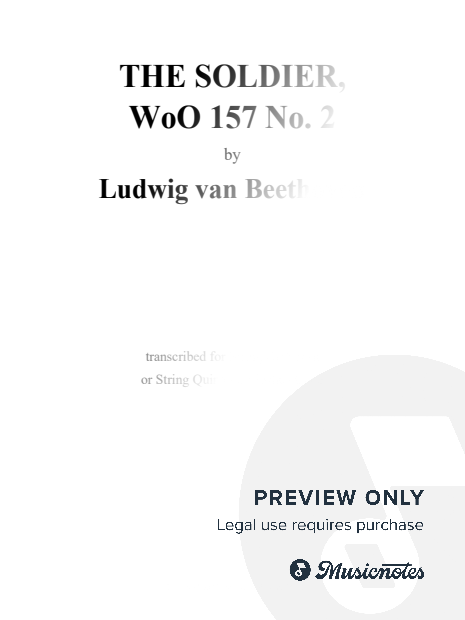 Beethoven: 12 Songs of Various Nationalities, WoO 157, 2. The Soldier
