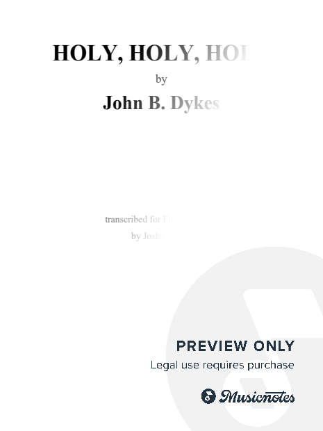 Holy, Holy, Holy (Alternate Version)