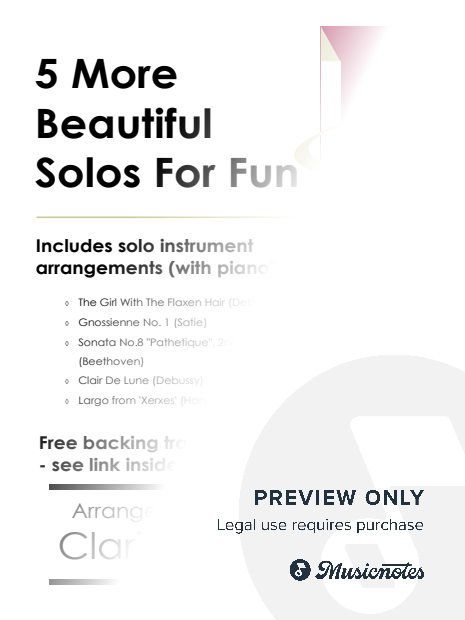 5 More Beautiful Clarinet Solos for Fun - with FREE BACKING TRACKS & piano accompaniment