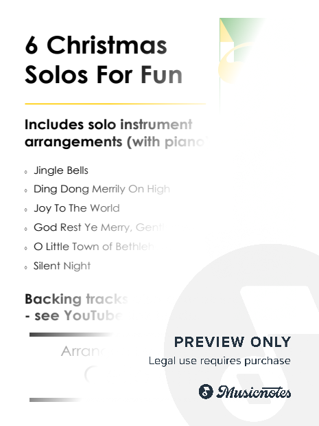 6 Christmas Cello Solos for Fun - with FREE BACKING TRACKS and piano accompaniment to play along