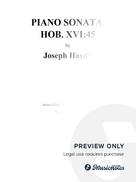 Haydn: Piano Sonata in E-Flat Major, Hob. XVI:45