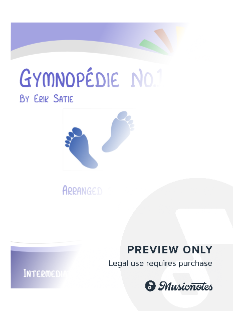 Gymnopedie No.1 - cello and piano with FREE BACKING TRACK