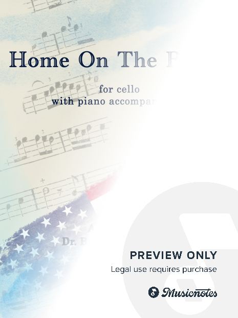 Home on the Range for Cello with Piano accompaniment