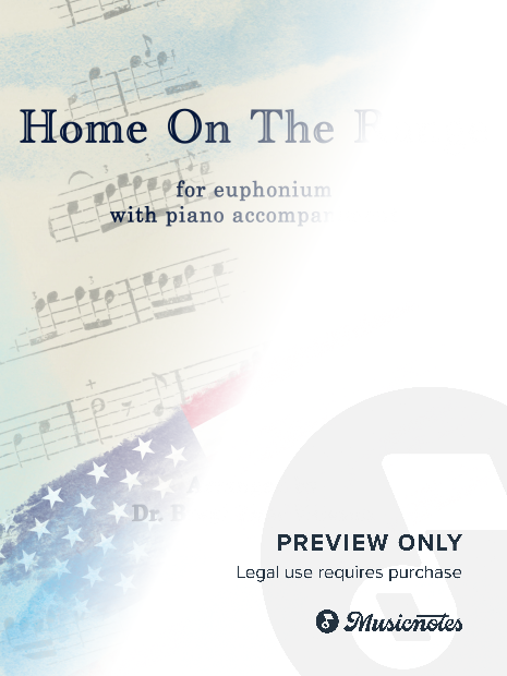 Home on the Range for Euphonium with Piano accompaniment