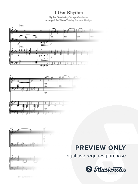 "I Got Rhythm" by Ira Gershwin and George Gershwin
