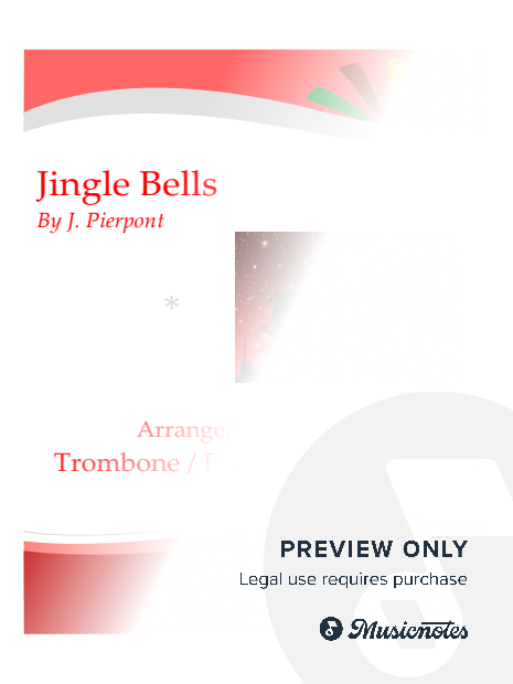 Jingle Bells for trombone or euphonium solo - with FREE BACKING TRACK and piano play along