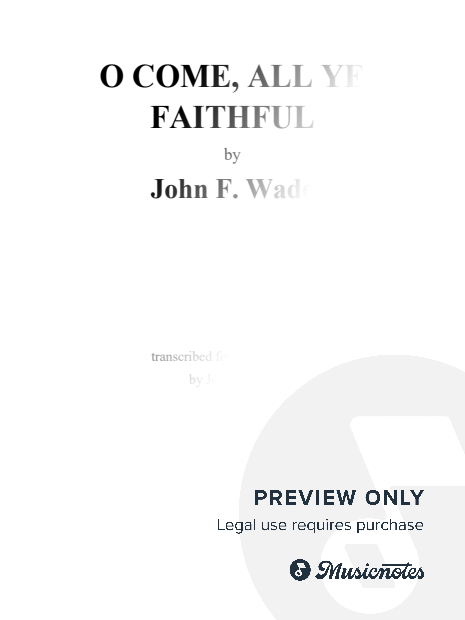 O Come, All Ye Faithful (English only) [Alternative Version]