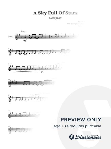 A Sky Full Of Stars - Coldplay | Flute Solo