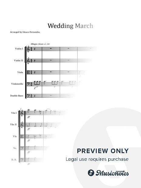 Wedding March - Felix Mendelssohn | String Quintet