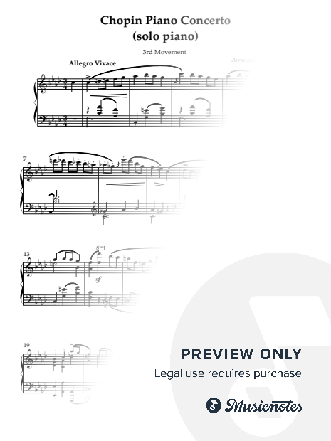 Piano Concerto No.2 Op.21 for Solo Piano (3rd Movement)