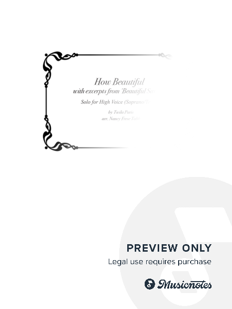 How Beautiful with excerpts from 'Beautiful Savior' for a Vocal Solo (High Voice)