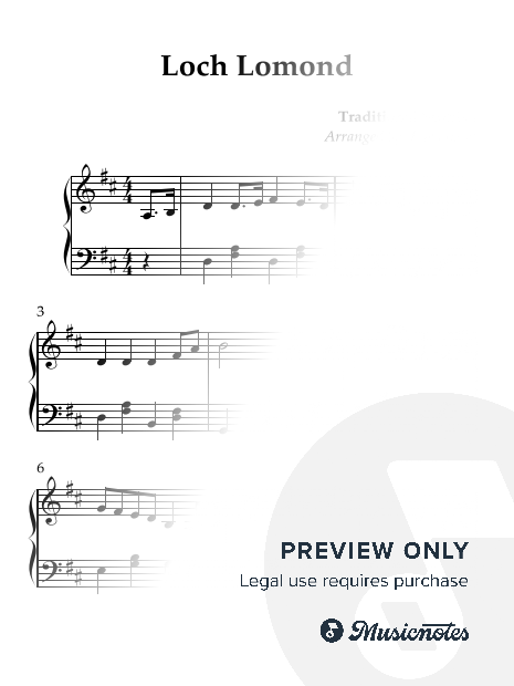 Loch Lomond - Scottish traditional piano solo