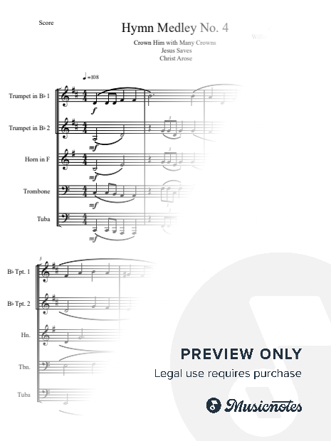 Hymn Medley No. 4 (Brass Quintet)