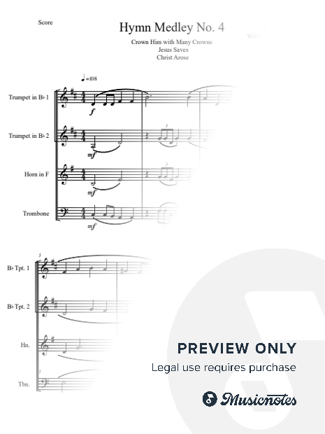 Hymn Medley No. 4 (Brass Quartet)
