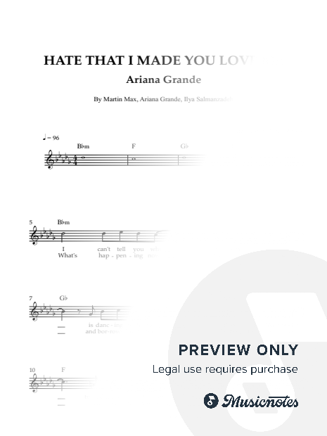 hate that I made you love me