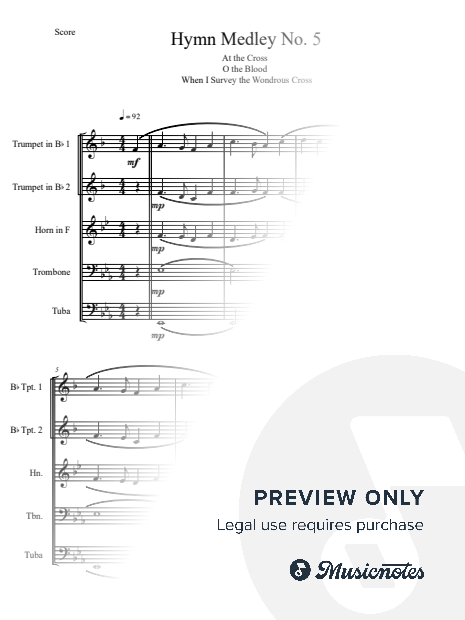 Hymn Medley No. 5 (Brass Quintet)