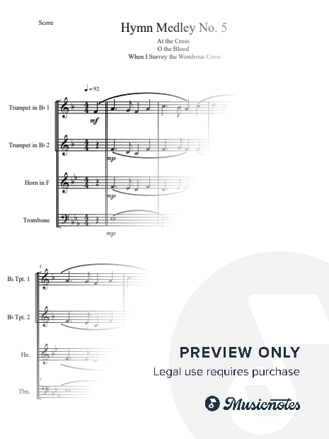 Hymn Medley No. 5 (Brass Quartet)