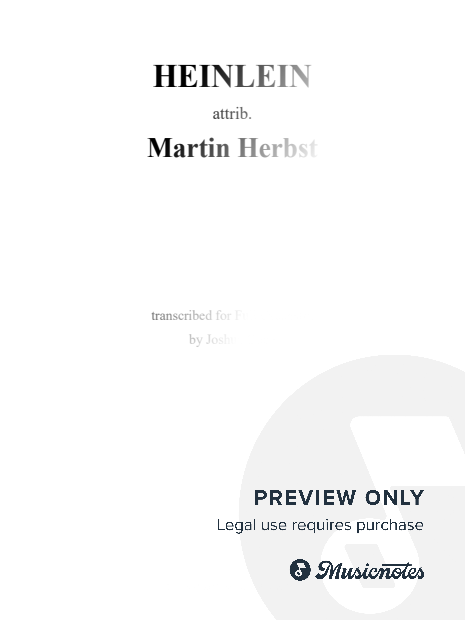 HEINLEIN (Bach Harmonization)