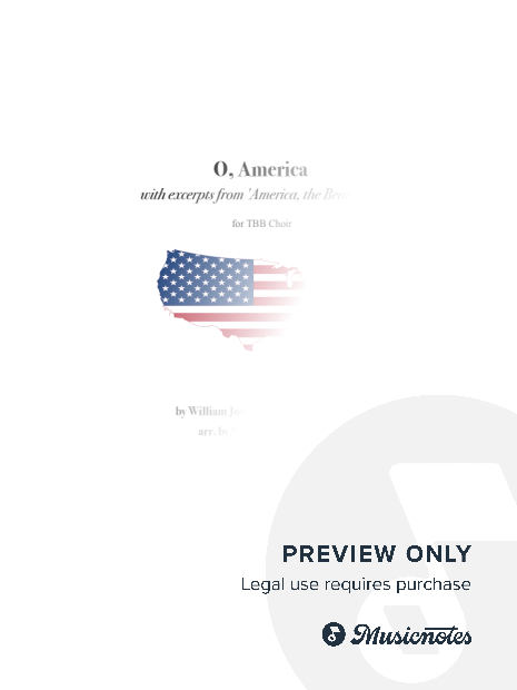 O, America! with excerpts from 'America, the Beautiful' for TBB Choir