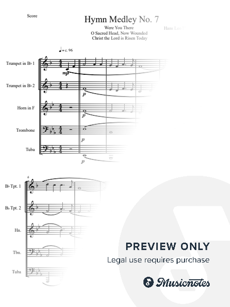 Hymn Medley No. 7 (Brass Quintet)