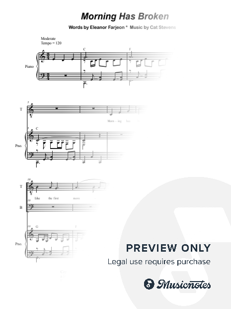 Morning Has Broken (SATB)