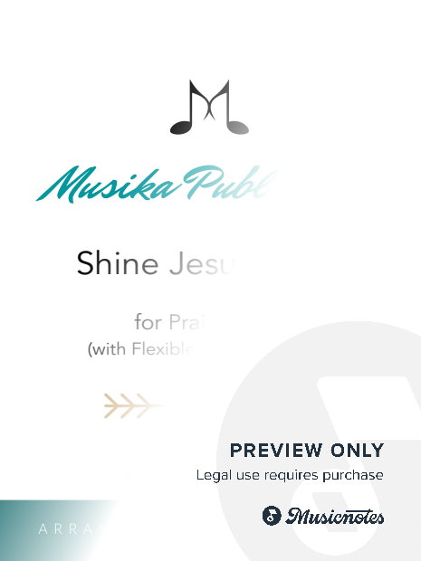 Shine, Jesus, Shine - for Church/Praise Band