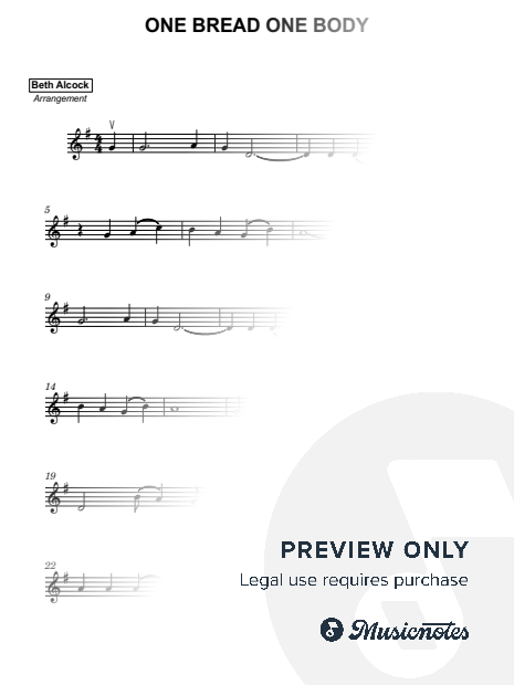 One Bread, One Body - hymn | violin