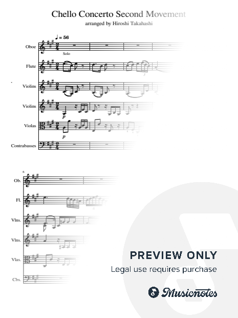 Haydn's Cello Concerto Second Movement