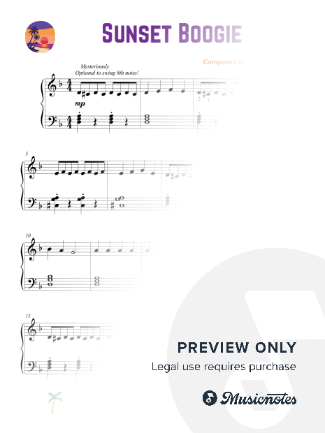 "Sunset Boogie" (C, D, E Minor)