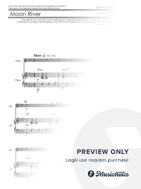 Moon River [Oboe and Piano]