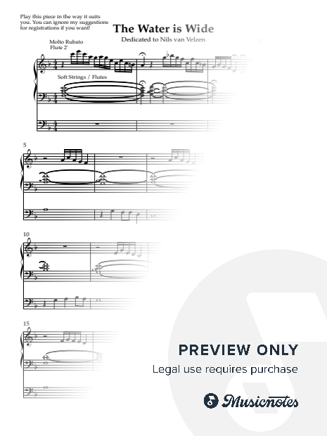 The Water is Wide | Op. 52
