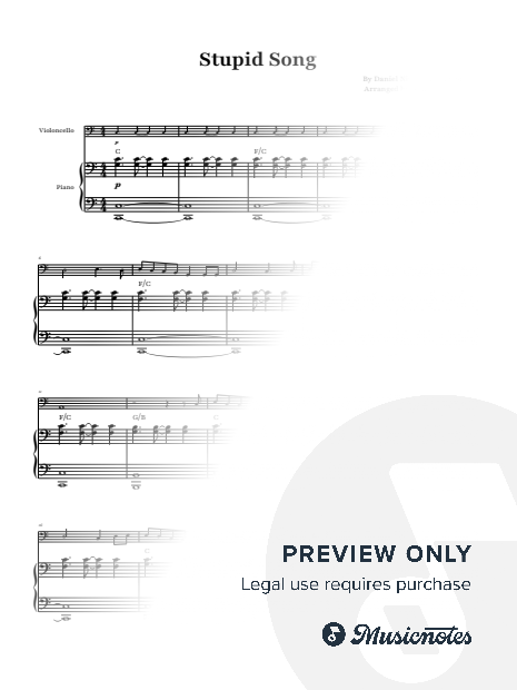 stupid song by Olivia Rodrigo | Cello & Piano and Chords