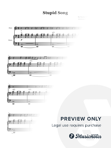 stupid song by Olivia Rodrigo | Flute & Piano and Chords