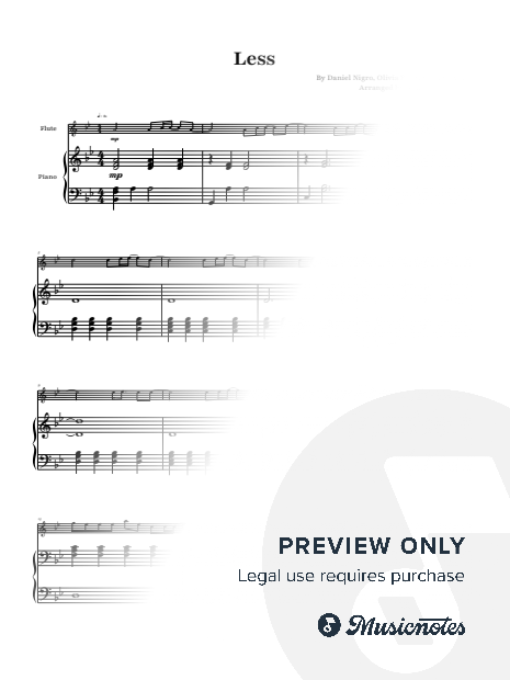 less by Olivia Rodrigo | Flute and Piano