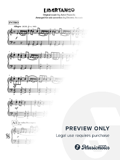 Libertango - Solo Accordion