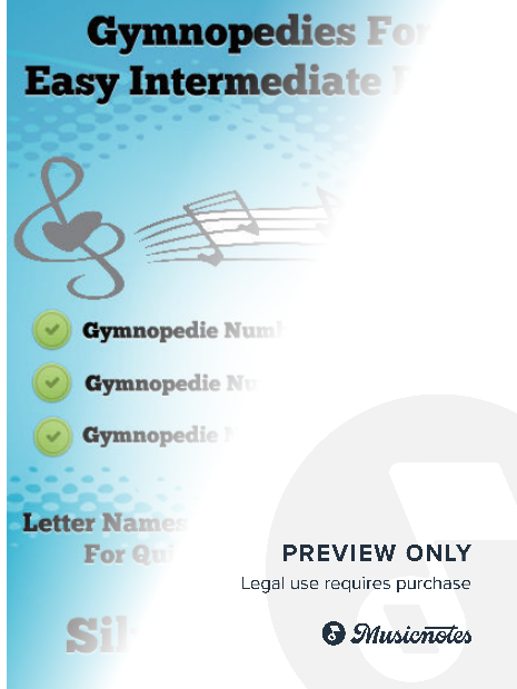 Gymnopedies for Easy Intermediate Piano