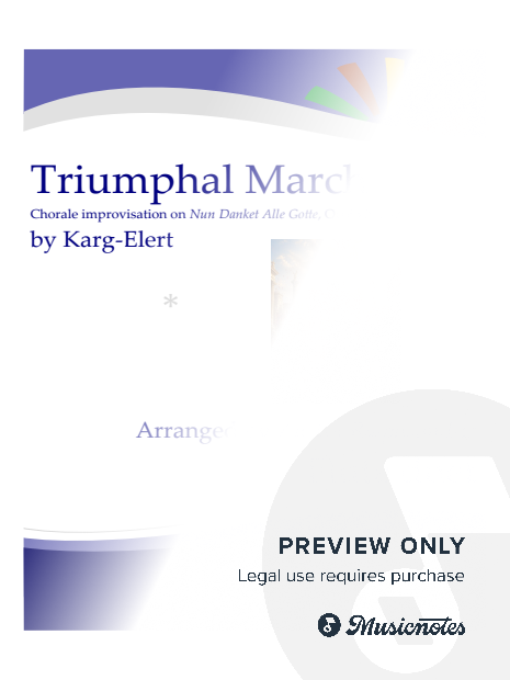 Triumphal March (Karg-Elert) - flute duet