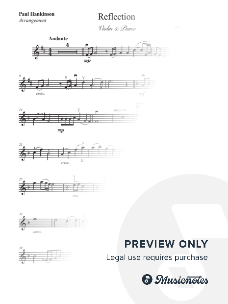 Reflection (Violin & Piano)