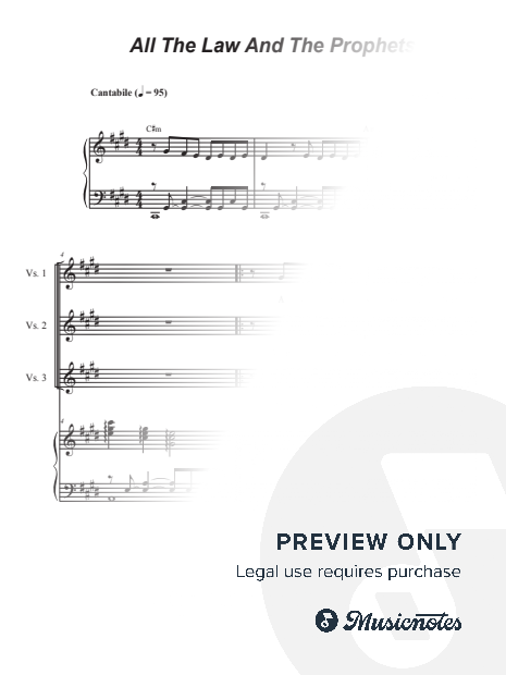 All the Law and the Prophets (Unison choir)