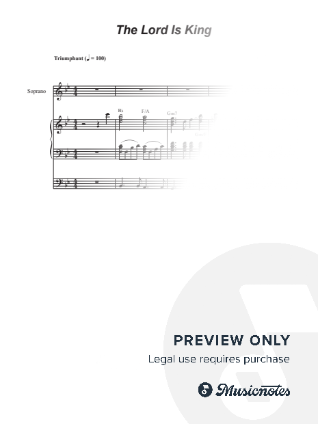 The Lord Is King (2-part choir (SA)