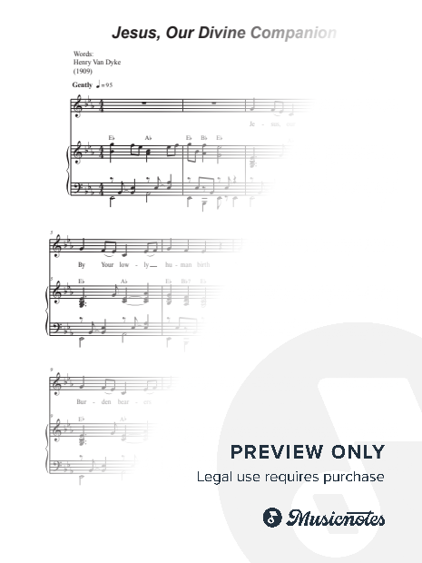 Jesus, Our Divine Companion (Unison choir)