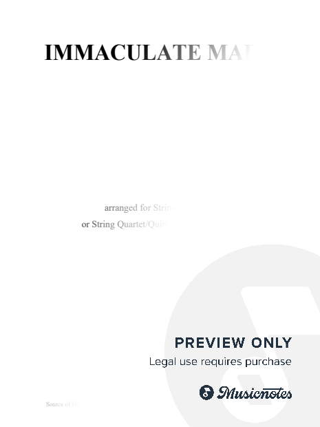 Immaculate Mary