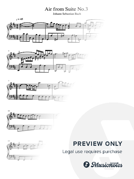 Air on the G String (Suite No. 3) - J.S. Bach