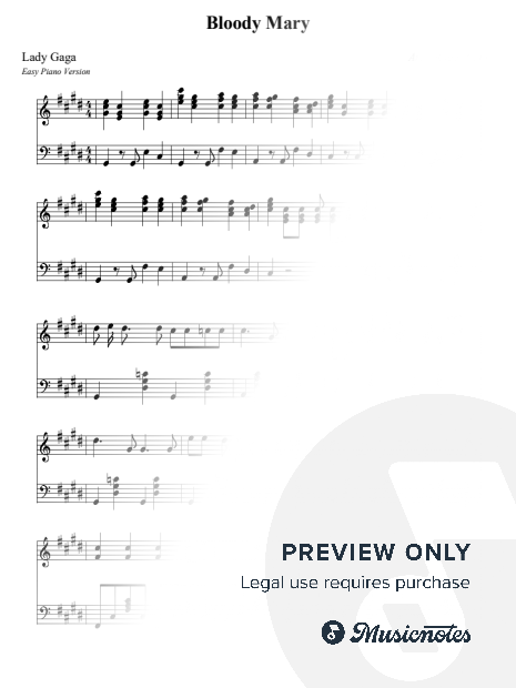 Bloody Mary - Lady Gaga